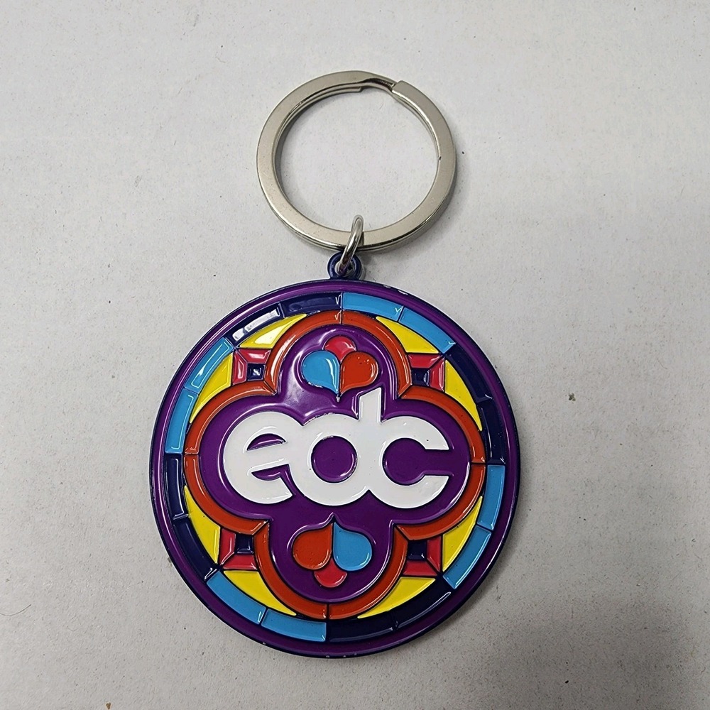 EDC Las Vegas 2024 Enamel Double Sided Key Chain New In Packaging Insomniac